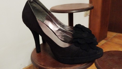 Escarpins chaussures cuir noir - escarpins/chaussures,