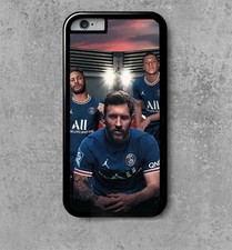 coque de protection iphone 5/67/8/X/11/12 Messi Neymar Mbappe PSG