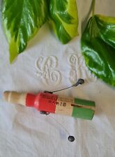 ANCIEN JOUET PUBLICITAIRE EN BOIS SIFFLET CLAC EN SECOUANT  LA BELLE JARDINIERE