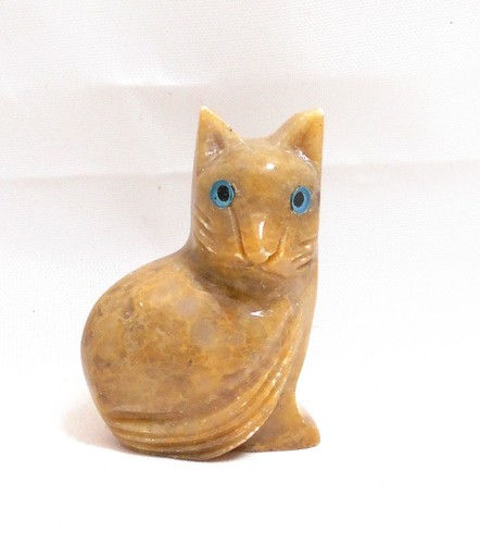 Chat stéatite miniature de - en,