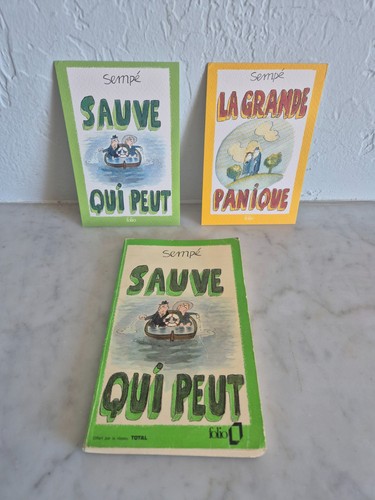 Lot livre sempé sauve qui - "sauve,