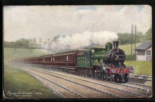 Carte postale artiste chemin - carte, d'artiste