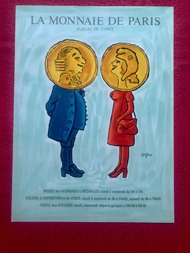 Affiche originale monnaie - affiche, la