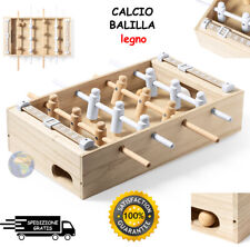 Baby-Foot Football à Cinq Barre Jeu Table Billard Baby-Foot Bois