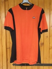 Maillot cycliste MOTOBECANE vintage maglia orange 70's ancien shirt trikot XL