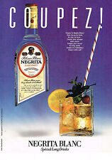 PUBLICITE  1984   NEGRITA