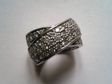 Bague Ancienne en Argent Massif 925/1000 - Taille 53 ...