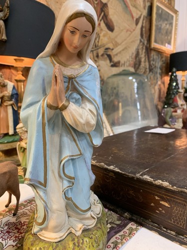 Grande vierge crèche en - grande, de