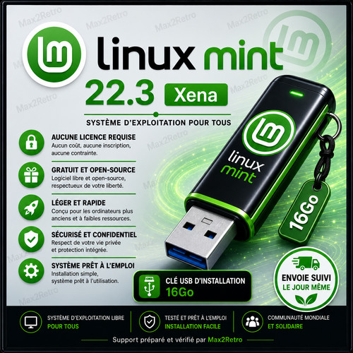 Clé usb linux mint - linux,