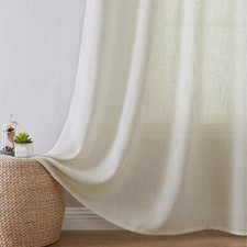 Rideau Lin Naturel Voilage