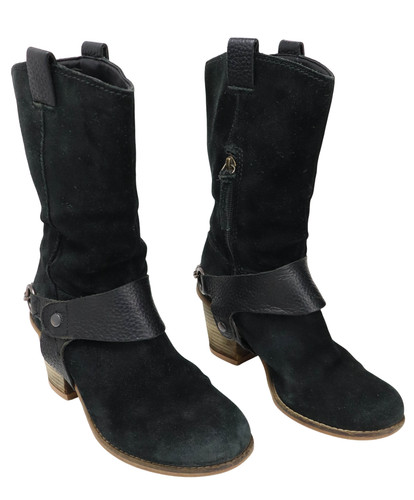 Bottes mollet talons - mi-mollet, en