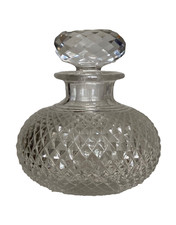 FLACON à PARFUM Cristal Taillé XIXé Baccarat ou Le Creusot