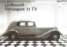 FICHE TECHNIQUE PUBLICITAIRE / RENAULT NERVASPORT