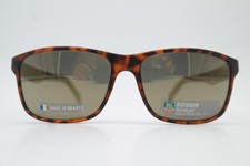 Lunettes De Soleil TAGHEUER TH 583 104 Marron Noir Ovales Neuves