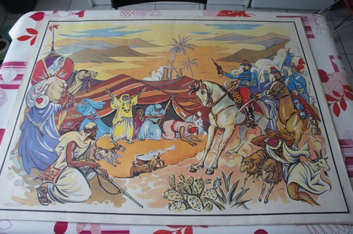 Ancienne affiche scolaire mdi - ancienne,