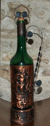 Bouteille musique - à,