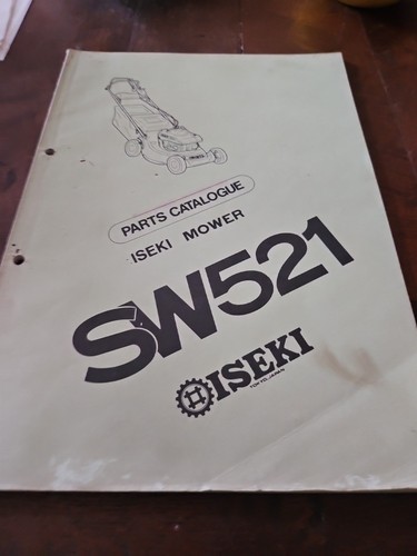 Catalogue parts iseki mower - catalogue,