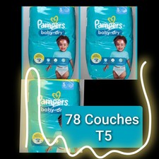 78 Couches Pampers  Baby-dry