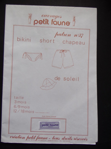Patron ancien petit - petit, faune