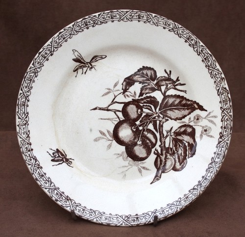 Assiette porcelaine décor