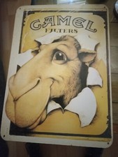 plaque métal publicitaire CAMEL