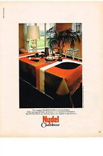 PUBLICITE   1973    CLAIRDECOR  nappe NYDEL