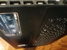 Clavier Uk Anglais Quertz Topcase Original Asus F751MA Noir Touchpad  Palmrest