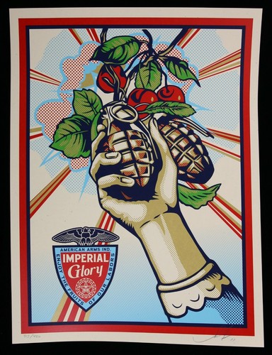 Shepard fairey imperial glory - shepard,