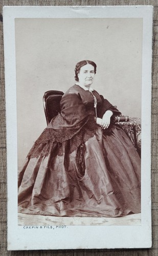 Cdv femme robe étole - robe,