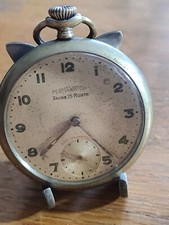 Ancienne montre à gousset PERMA WATCH fonctionne type militaire 