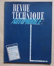 § REVUE TECHNIQUE AUTO 169 renault floride gordini panhard peugeot 403 - 05/1960