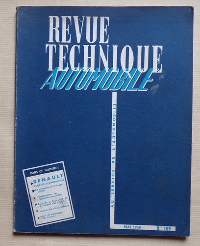 Revue technique auto 169 - §,