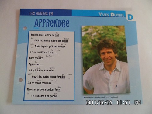Carte fiche plaisir - fiche,