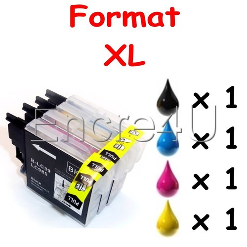Cartouches encre - 4, d'encre