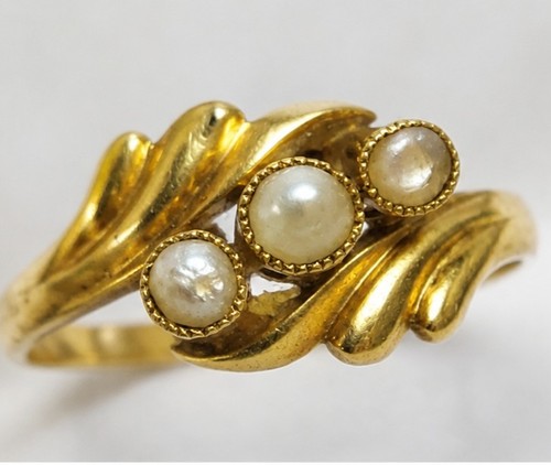 Bague ancienne 18 - or,