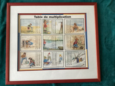 Magnifique cadre bois rouge