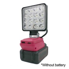 Lampe de travail sans fil éclairage de chantier projecteur compact protection b