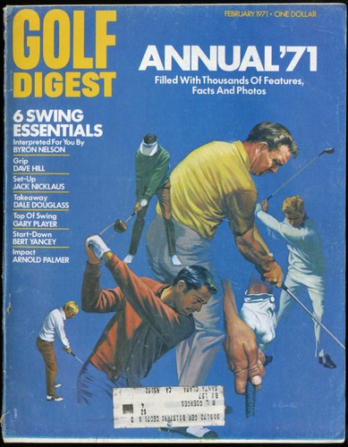 1971 golf digest - digest, annual