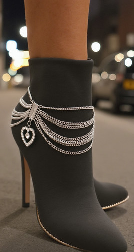 Femme argent métal chaîne - femme,