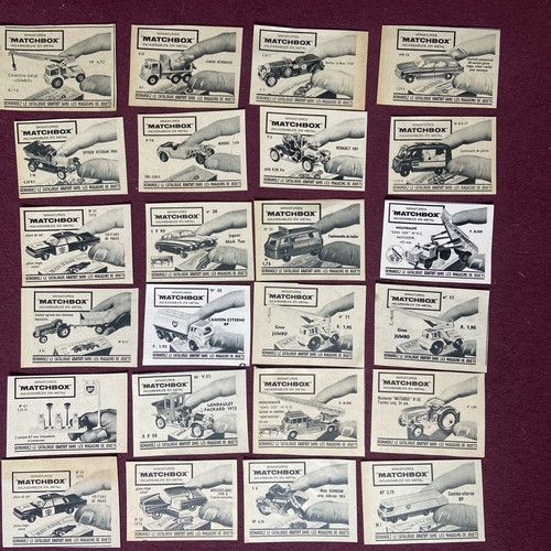Jouet matchbox publicités - 24,