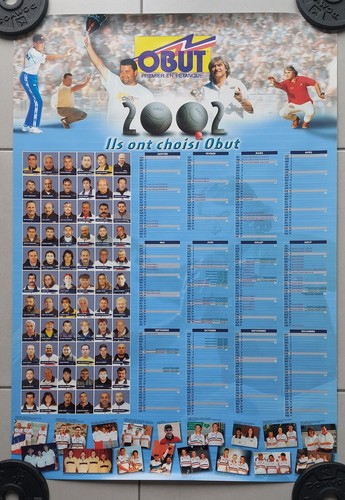 Affiche pétanque obut - pétanque,