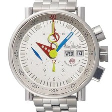 Alain Silberstein Chronobauhaus 999 Limitée Automatique Argent Cadran 39mm Homme