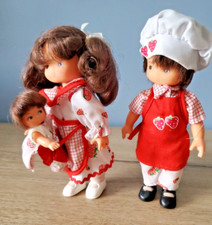 Famille Glady 3 poupées - 1987 vintage - Delavennat