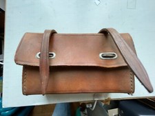 Sacoche Cuir Trousse outils Vélo cyclomoteur 1940/50