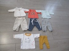 4 ensembles bébé garçon haut + pantalon jogging 1 mois