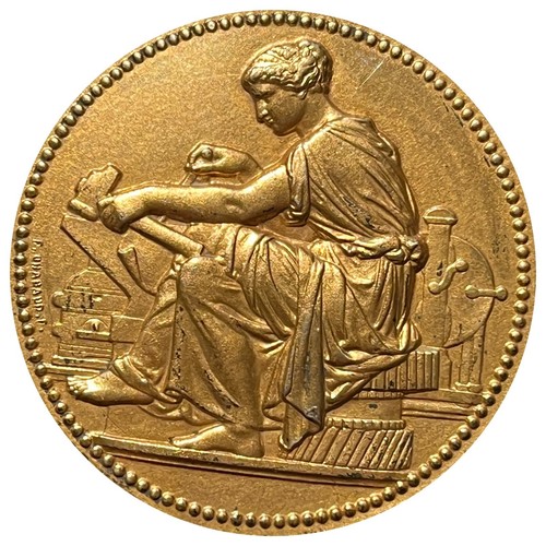 Médaille vermeil femme - médaille, "