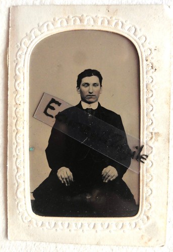 Ferrotype photo jeune homme - ferrotype,