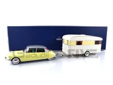 NOREV 1/18 - CITROEN DS 19 + CARAVANE DIGUE PANORAMIC 1960 181762
