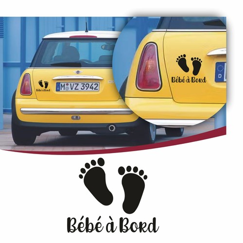 Sticker voiture bébé - , à