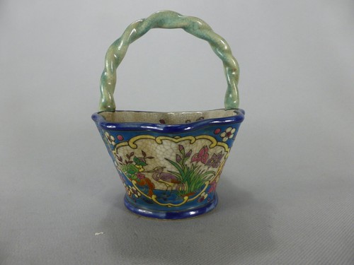 Panier ceramique emaillee - panier,